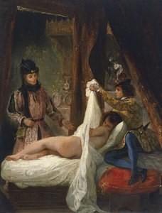 展示他的情人的奥尔良公爵c。 1826年 作者 费迪南德·维克多·尤金·德拉克罗瓦