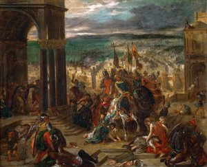 十字军进入君士坦丁堡 作者 Ferdinand Victor Eugene Delacroix