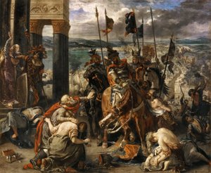 十字军进入君士坦丁堡 作者 Ferdinand Victor Eugene Delacroix