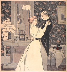 订阅 "新婚之夜"。一对已婚夫妇