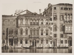 大运河格里马尼宫，1891年 作者 费迪南多·翁加尼亚