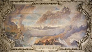 法国大革命（中央天花板），1906 年至 1911 年（布面油画） 作者 费尔南德·科尔蒙（Fernand Cormon）