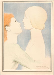 Travers Les Ages，大约1895年 作者 费尔南德·科诺普夫