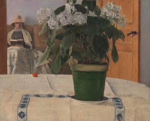 霍滕西亚，1884年 作者 费尔南德·科诺普夫