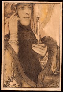 香，1917年 作者 费尔南德·科诺普夫