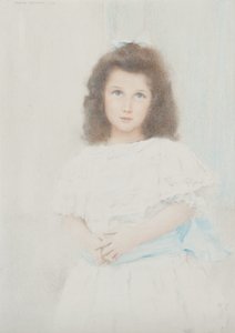 RenéeLambert de Rothschild的肖像，兰伯特银行创始人的女儿，1907年 作者 费尔南德·科诺普夫
