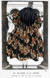 比安奇尼的晚礼服--费尔南-西芒（1884-1928）的插图，载于 "Gazette du bon ton"。 作者 费尔南德·西蒙