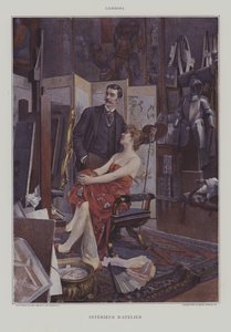 lAtelier的内部（工作室的内部） 作者 Fernand de Cordova Pelez