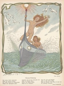 亚特兰蒂斯！1907年，在 "Jugend"（石印版）上出版