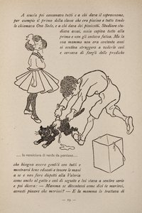 一本儿童书的插图，约1920-30年 作者 菲利伯托·斯卡普凯利