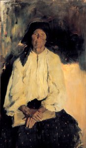 Portrait of an old lady