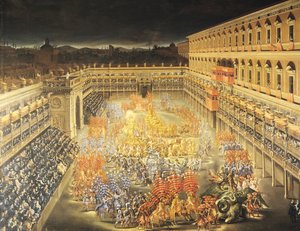 纪念女王克里斯蒂娜（1626-89）在瑞典Palazzo Barberini举行的音乐节