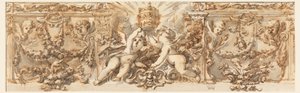 绘画，门楣装饰，约 1770 年 作者 菲利波·马基奥尼（Filippo Marchionni）