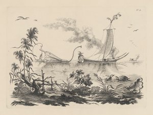 Maniera di navigare a forza di Mantici praticata in quel Globo（《在地球上利用贝洛斯的力量航行的方式》）。