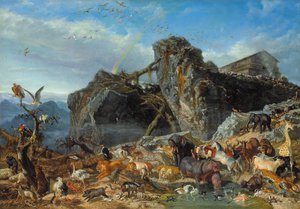 洪水后：1867年动物从方舟中退出