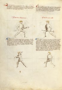 与波拉克斯战斗 作者 Fiore Furlan dei Liberi da Premariacco