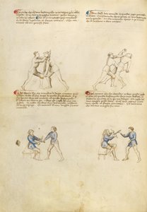 与隆德尔和匕首作战 作者 Fiore Furlan dei Liberi da Premariacco