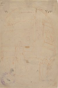 为Bihari Lal系列的Sat Sai插图绘制的图画：眼睛的信息......, 约178 作者 纳因苏克之后的第一代
