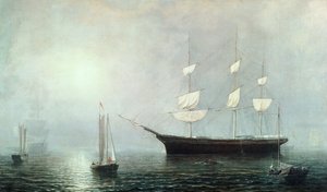 星光号》，约 1860 年（布面油画） 作者 费兹·亨利·莱恩