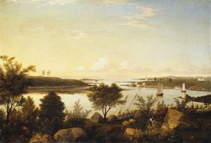 望着伊普斯威奇湾的Annnisquam河，1848年 作者 费兹·亨利·莱恩