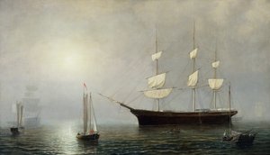 星光号》，约 1860 年（布面油画） 作者 费兹·亨利·莱恩