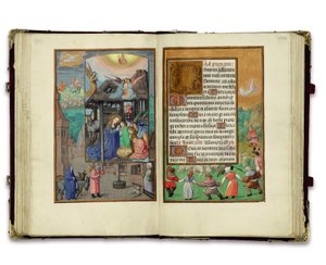 根特或布鲁日《罗斯柴尔德时报》的对开本，约1505年 作者 佛兰芒学校