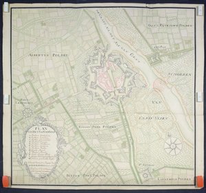 Sas de Gant及周边地区地图，1759年