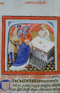 来自布鲁日Legenda Aurea的Gen 1111 Page女士，电话：c.1400-10 作者 佛兰芒学校