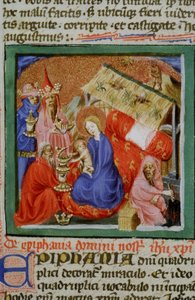 来自布鲁日Legenda Aurea的Gen 1111 Page女士，电话：c.1400-10 作者 佛兰芒学校