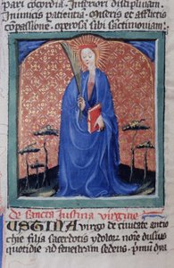 来自布鲁日Legenda Aurea的Gen 1111 Page女士，电话：c.1400-10 作者 佛兰芒学校
