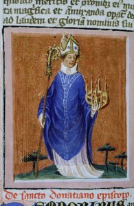 来自布鲁日Legenda Aurea的Gen 1111 Page女士，电话：c.1400-10 作者 Flemish School