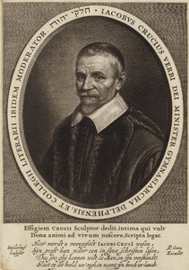Jacob Crucius的肖像 作者 佛兰芒学校