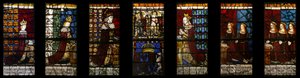 Royal Family of Edward IV in situ, c.1480 (stained glass) 作者 佛兰芒学校