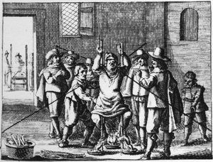 项链被折磨的巫师--1725年在《La Sorcellerie demasquee》（