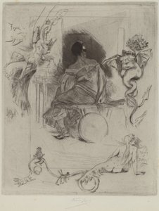 最后的玛雅》，1880年。 作者 费利西安罗普斯