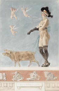 Pornokrates夫人与猪 作者 费利西安罗普斯