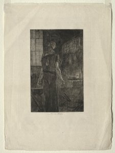 Levallois-Perret的绞刑c。 1880年。 作者 费利西安罗普斯