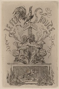 红铁》Le Fer Rouge, 1871年。 作者 费利西安罗普斯