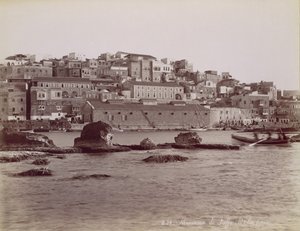 雅法全景图，约1880年。 作者 菲利克斯邦菲尔斯
