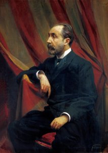 西班牙医生和政治家巴托梅乌-罗伯特-伊-亚尔萨巴尔（1842-1902 年）肖像 作者 费利克斯·梅斯特斯·博雷尔