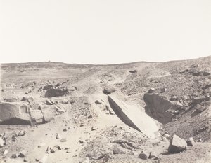 阿苏安-塞纳，花岗岩采石场--旧的开采系统，1851-52年，1853-54年印刷。