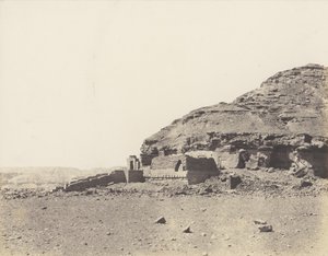 El-Kab elethya，Hemi-Spéos的概貌，1851-52年，1853-54年印刷。