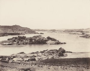 第一座白内障，从......的南点拍摄的总视图，1851-52年，1853-54年印刷。