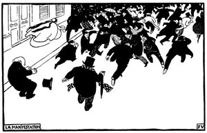 法文：La manifestation