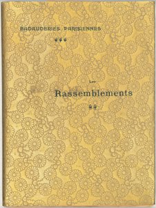Badauderies parisiennes: Les Rassemblements, 1896. 作者 费利克斯·瓦尔洛顿