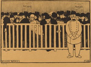 Deuxieme Bureau Box Office, 1893年。 作者 费利克斯·瓦尔洛顿