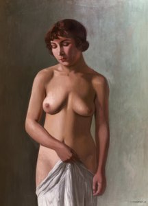 站立的少女