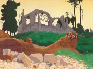 苏安的教堂，1917年。