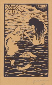 三个洗澡的人，1894年。
