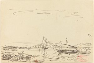 一个有帆船的海湾 作者 费利克斯·齐姆